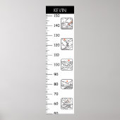 幾何学的ランドマークの成長グラフ ポスター (正面)