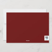 幾何学的リース写真 シーズンカード (裏面)