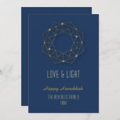 幾何学的リース シーズンカード (正面/裏面)