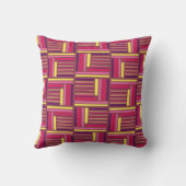 幾何学的レトロスタイル クッション (裏面)