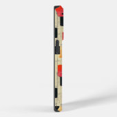 幾何学的レトロマスと名前をカスタムする&フレーズ Case-Mate iPhoneケース (裏面 / 右)