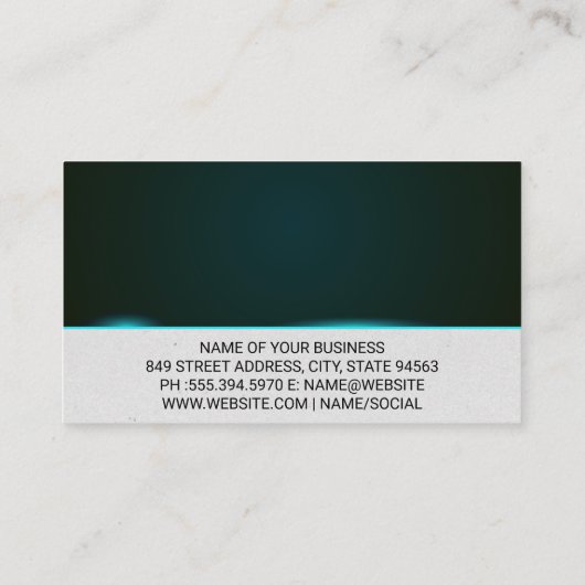 幾何学的ロオーガニックゴ | 技術 名刺 (裏面)