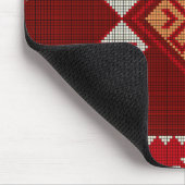 幾何学的ヴィンテージクラシックカラフル-トレンディーファッション マウスパッド (コーナー)