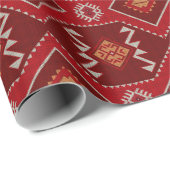 幾何学的ヴィンテージクラシックカラフル-トレンディーファッション ラッピングペーパー (ロールコーナー)