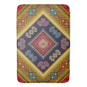 幾何学的ヴィンテージクラシックファッション-トレンディーカラフル バスマット (正面縦)