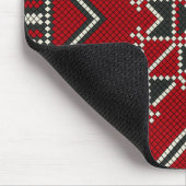 幾何学的ヴィンテージファッションかわいいトレンディークラシック マウスパッド (コーナー)