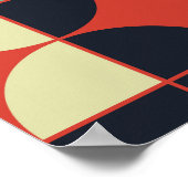 幾何学的ヴィンテージ、シームレスパターン。 ポスター (角)