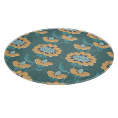 幾何学的ヴィンテージ:テキスタイル航海のモチーフ カッティングボード (角)