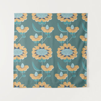 幾何学的ヴィンテージ：テキスタイル航海のモチーフ タペストリー