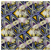 幾何学的万華鏡のように千変万化するパターン抽象芸術ファブリック ファブリック (クローズアップ)