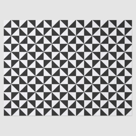 幾何学的三角形ティッシュペーパー 薄葉紙 (正面)