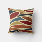 幾何学的不透明ステンドグラススタイルデザイン クッション (正面)