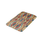 幾何学的不透明ステンドグラススタイルデザイン バスマット (アングル)