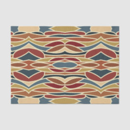 幾何学的不透明ステンドグラススタイルデザイン 薄葉紙