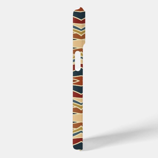 幾何学的不透明ステンドグラススタイルデザイン Case-Mate iPhoneケース (裏面 / 右)