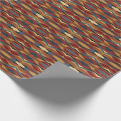 幾何学的不透明ステンドグラススタイル抽象芸術 ラッピングペーパー (角)