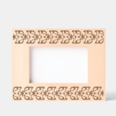 幾何学的伝統的枠パターン レーザー彫刻フレーム (正面)