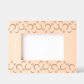 幾何学的伝統的枠パターン レーザー彫刻フレーム (正面)