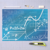 幾何学的公式ティッシュペーパー 薄葉紙 (クラフト)