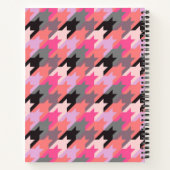 幾何学的千鳥格子の ノートブック (裏面)