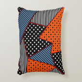 幾何学的合成クリエイティブを用いたシームレスな合成パターン アクセントクッション (正面(垂直))