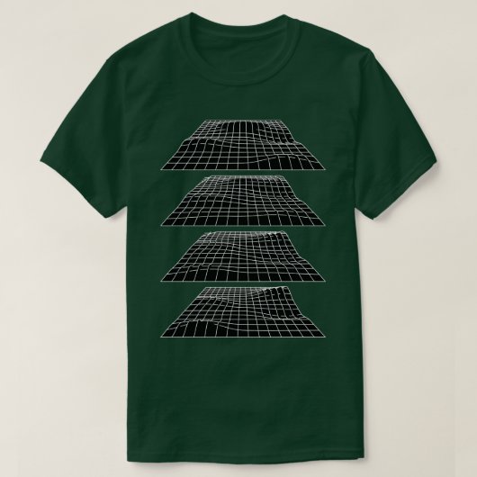 幾何学的地盤 Tシャツ (デザイン正面)