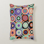 幾何学的型枠、抽象芸術ヴィンテージデザイン。 アクセントクッション (正面(垂直))