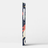 幾何学的壁画の背景。モダンスタイルヴィンテージi Case-Mate iPhoneケース (裏面 / 左)