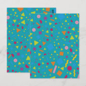 幾何学的姿の作成1 ポストカード (正面/裏面)