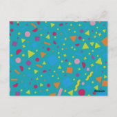 幾何学的姿の作成1 ポストカード (裏面)