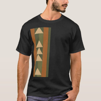 幾何学的姿の美しい Tシャツ