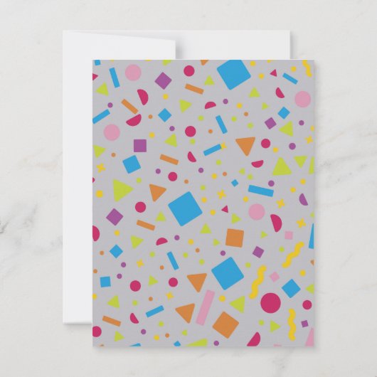 幾何学的姿作成2 ノートカード (裏面)