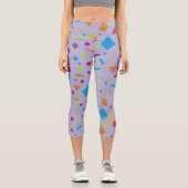 幾何学的姿作成3 カプリレギンス (正面)