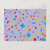 幾何学的姿作成3 ポストカード (裏面)