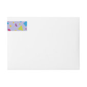 幾何学的姿作成3 ラップアラウンドラベル (正面)