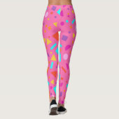 幾何学的姿作成4 レギンス (裏面)