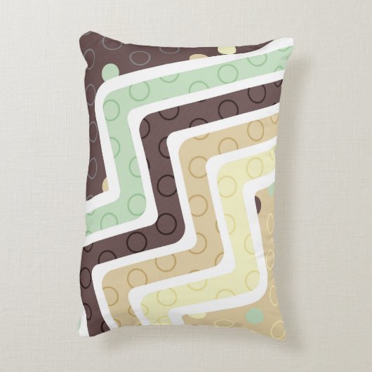 幾何学的姿1 アクセントクッション (裏面(縦))