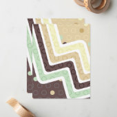 幾何学的姿1 ノートカード (正面/裏面インサイチュ)