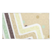 幾何学的姿1 枕カバー (裏面)