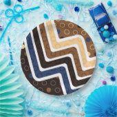 幾何学的姿2 ペーパープレート (パーティー)