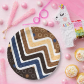 幾何学的姿2 ペーパープレート (パーティー)