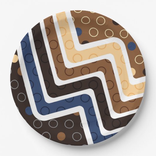 幾何学的姿2 ペーパープレート (正面)