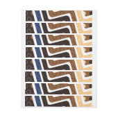 幾何学的姿2 ラップアラウンドラベル (シート)