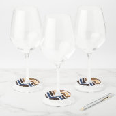 幾何学的姿2 ワイングラスタグ (セット)