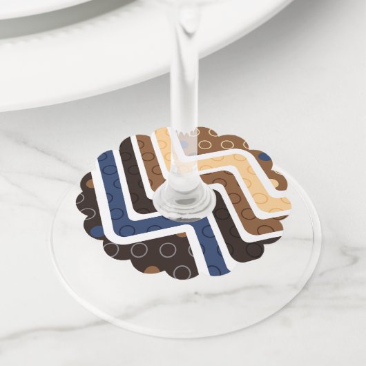 幾何学的姿2 ワイングラスタグ (クローズアップ)