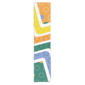 幾何学的姿3 ショートテーブルランナー (正面)