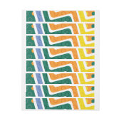 幾何学的姿3 ラップアラウンドラベル (シート)