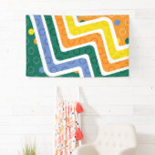 幾何学的姿3 横断幕 (インサイチュ)