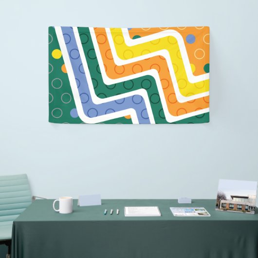 幾何学的姿3 横断幕 (トレードショー)