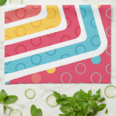 幾何学的姿4 キッチンタオル (折り畳み)